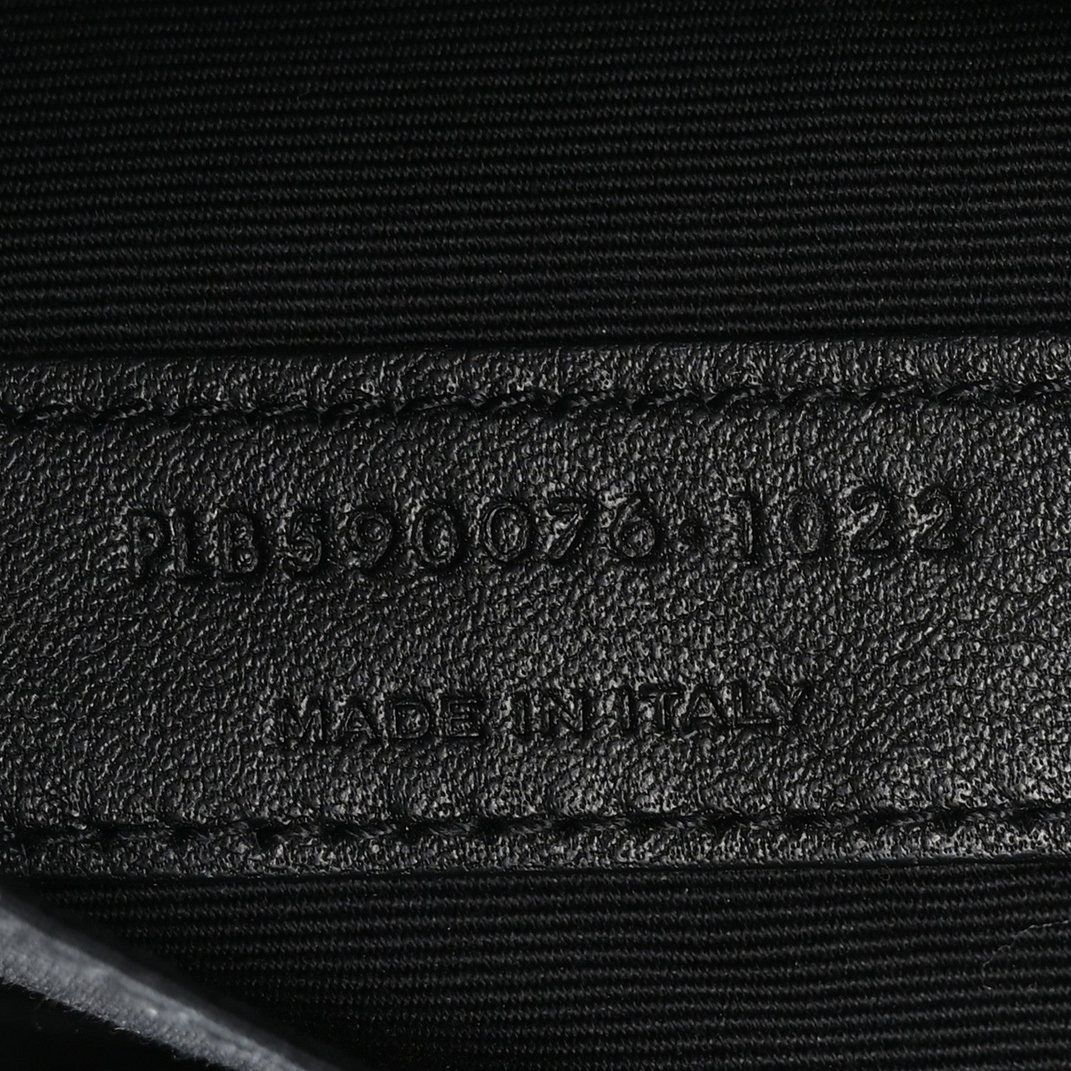 Saint Laurent Calfskin Crocodile Embossed Monogram Belt Bag Black 7 of 11