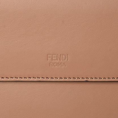 Fendi Vitello Century F is Fendi FF Embossed Kan I Shoulder Bag Orzo Tobacco 7 of 11