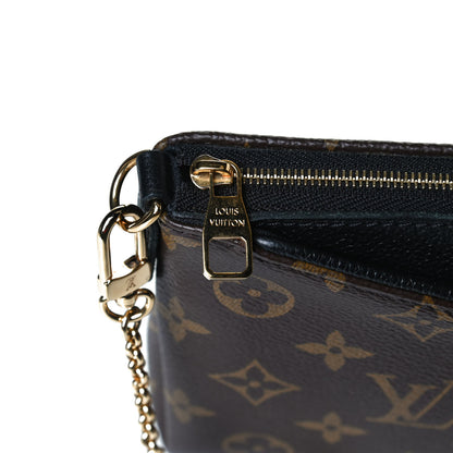 Louis Vuitton Monogram Pallas Clutch Black 10 of 10