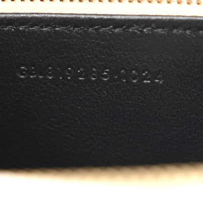 Saint Laurent Lambskin Quilted Micro Gaby Vanity Case Crema Soft 7 of 10