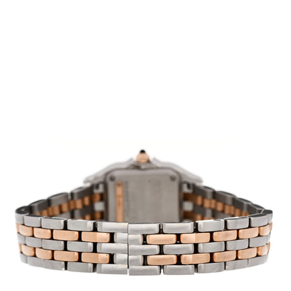 Cartier Stainless Steel 18K Pink Gold Diamond 22mm Panthere Quartz Watch 3 of 5