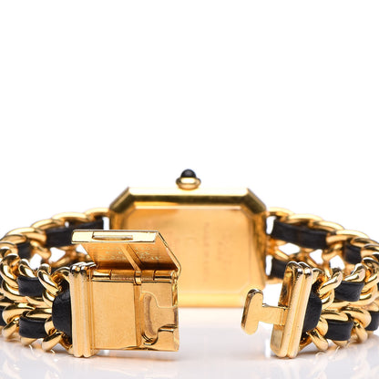 Chanel Stainless Steel Lambskin 20mm Chain Premiere Quartz Watch Gold M 6 of 6
