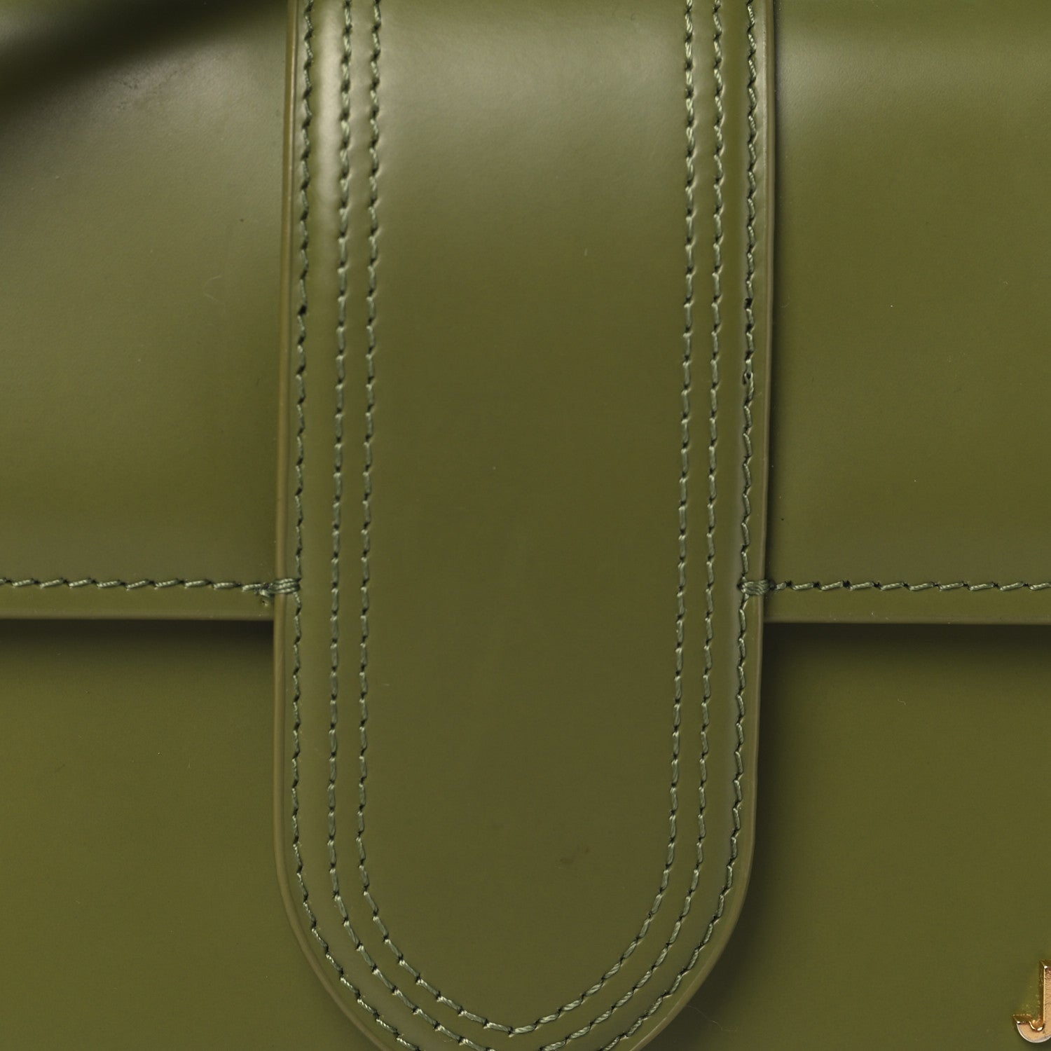 Jacquemus Smooth Calfskin Le Grand Bambino Khaki 7 of 9