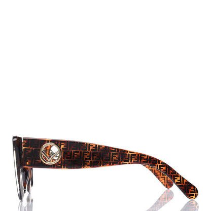 Fendi Acetate F is Fendi FF Cat Eye Sunglasses FF 0360/G/S Havana 3 of 7