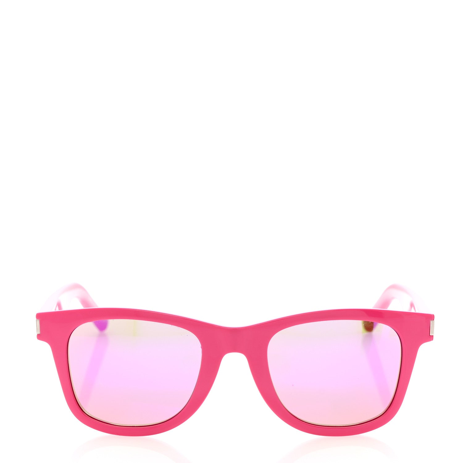 Saint Laurent Acetate Rainbow Sunglasses SL 51 Pink 2 of 8