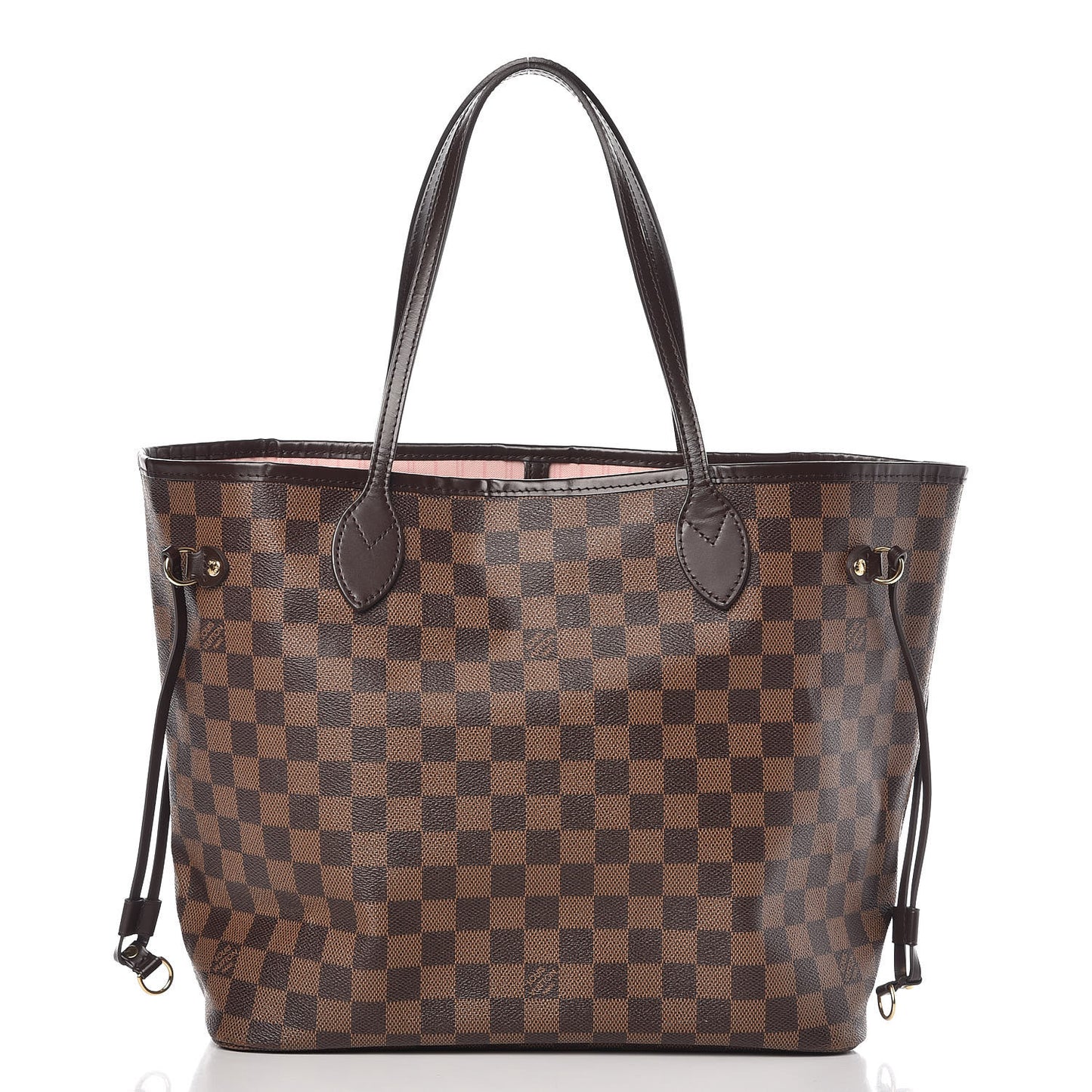 Damier Ebene Neo Neverfull MM Rose Ballerine
