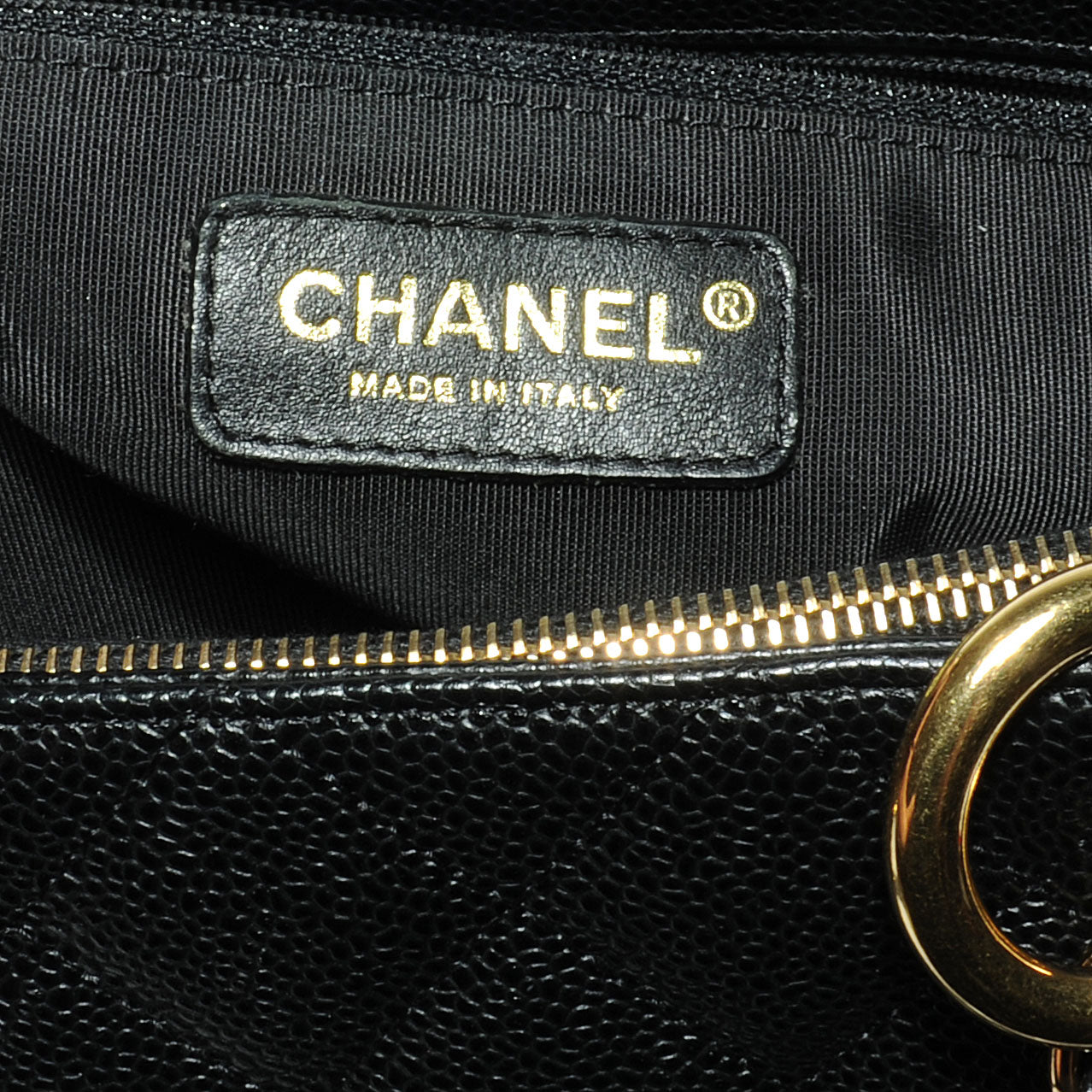 Chanel Caviar Grand Shopping Tote GST Black 5 of 7