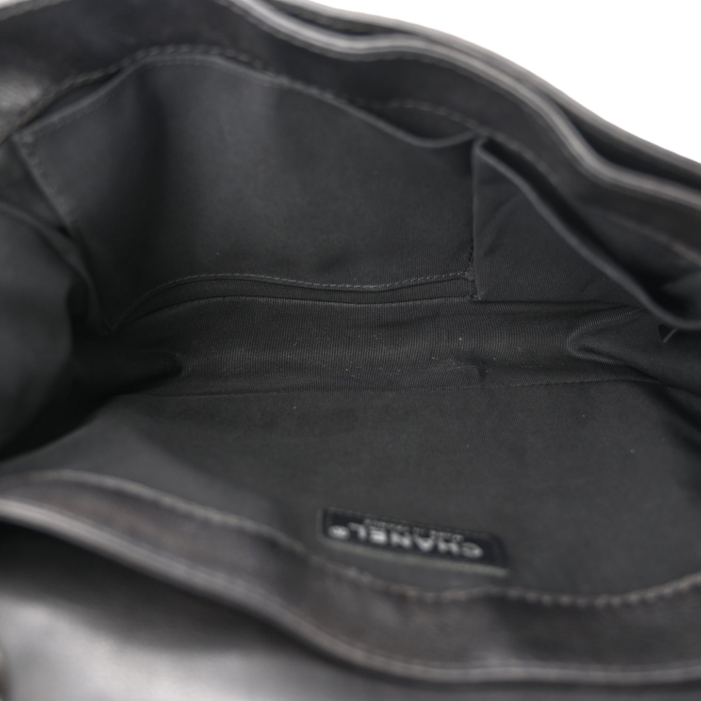 Calfskin New Medium Boy Reverso Flap Black