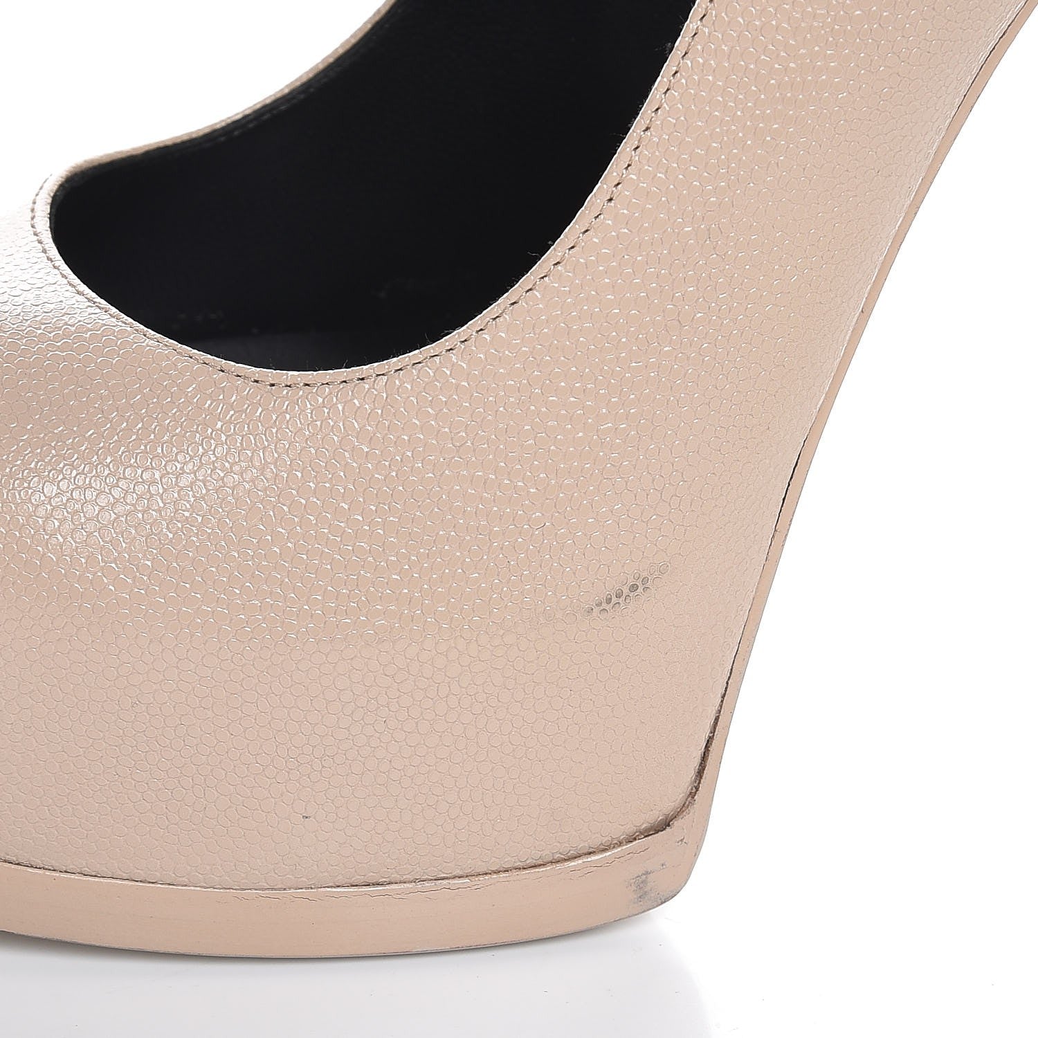 Saint Laurent Vernigolf Tribtoo 105 Pumps 38 Beige 12 of 14