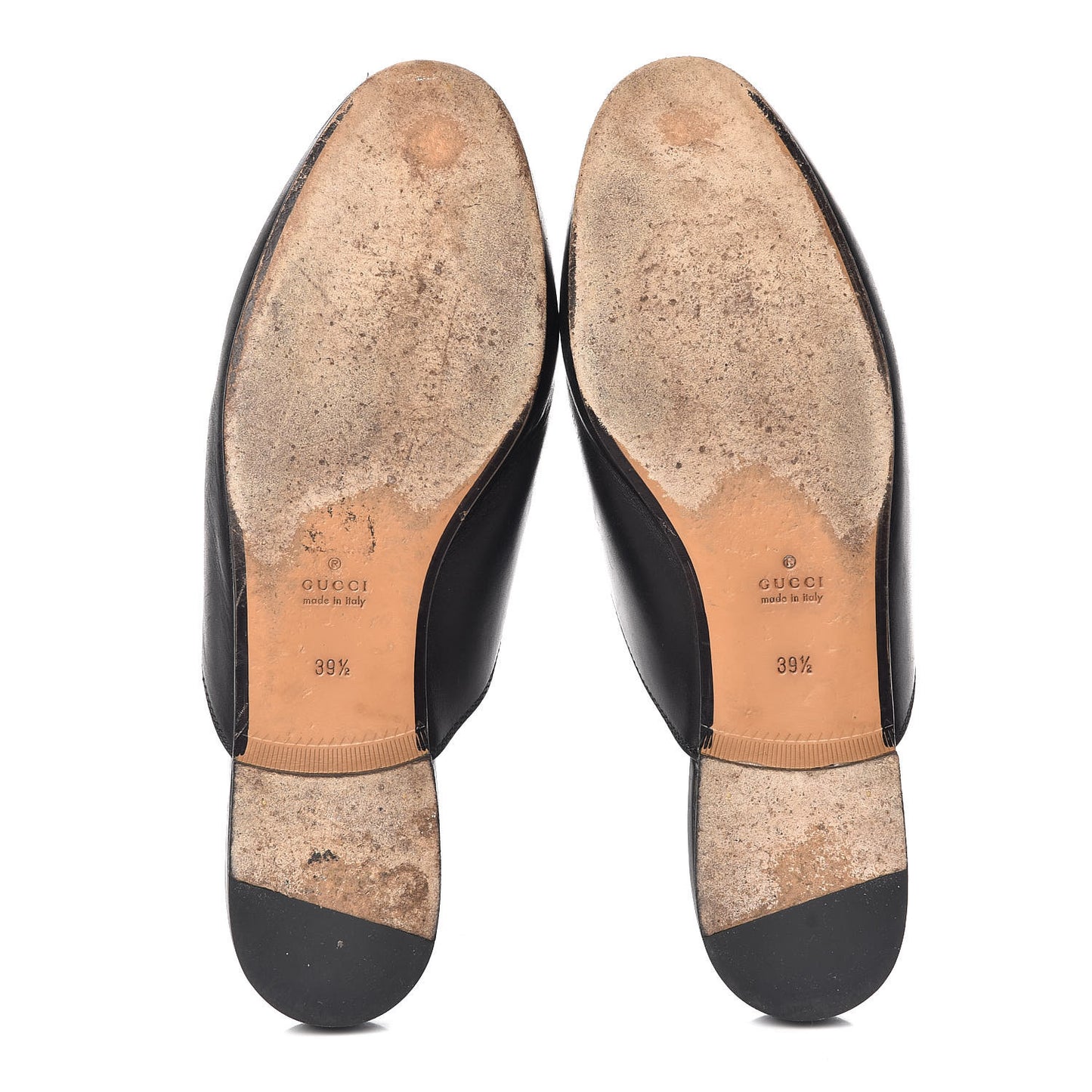 Calfskin Womens Princetown Slippers 39.5 Black