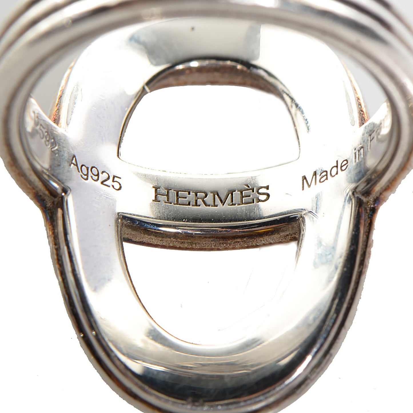 Sterling Silver Vertical Chaine d'Ancre 24 Ring 50 5.25