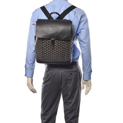 Goyard Goyardine Calfskin Alpin Backpack Black 2 of 9