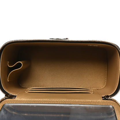 Chanel Lambskin Quilted Small CC Vanity Case Black 10 of 23