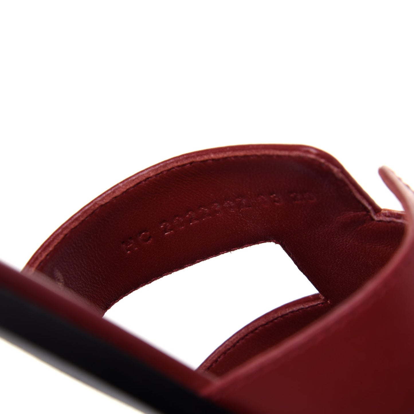 Calfskin Oran Sandals 40 Rouge Tomette