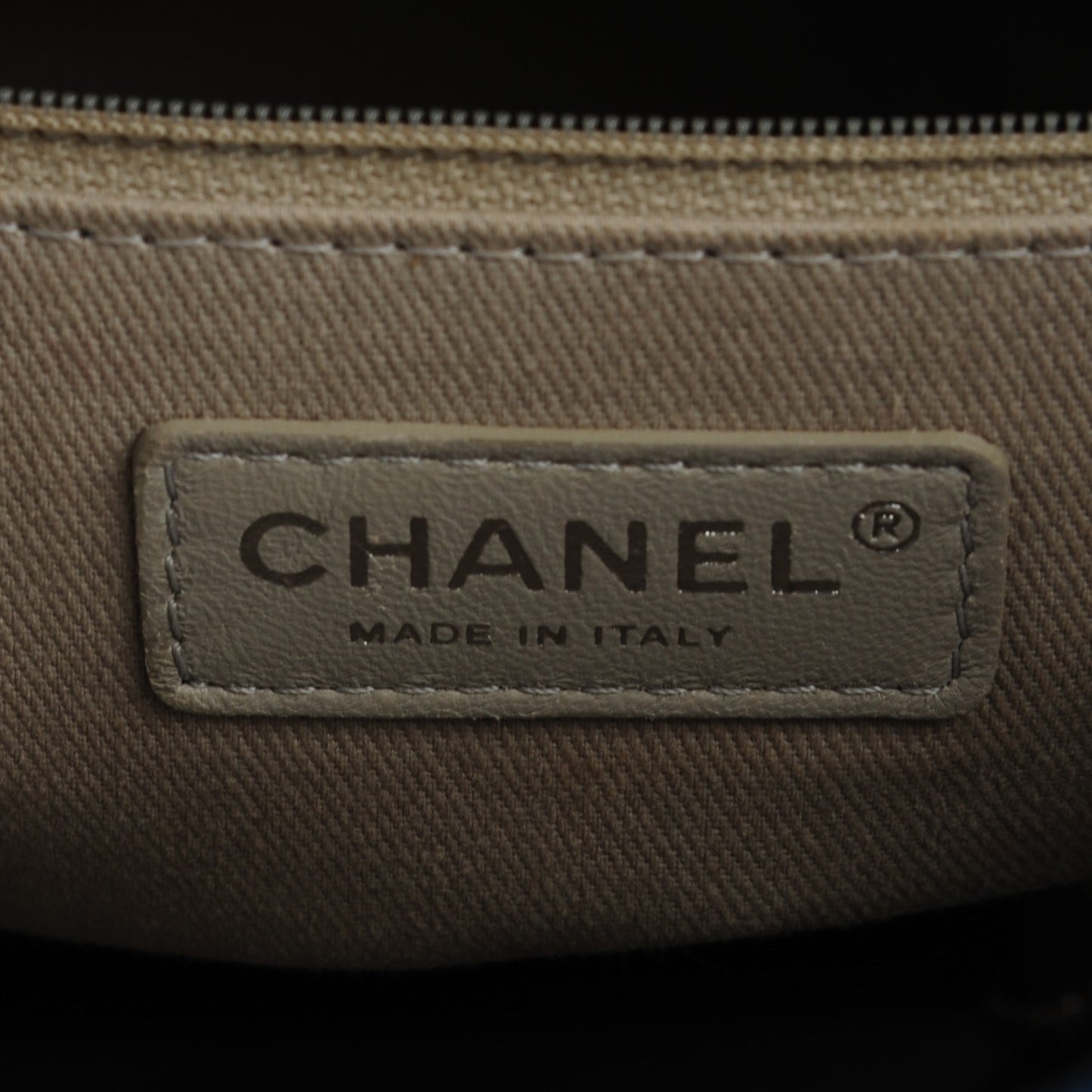 Calfskin Small Deauville Tote Navy