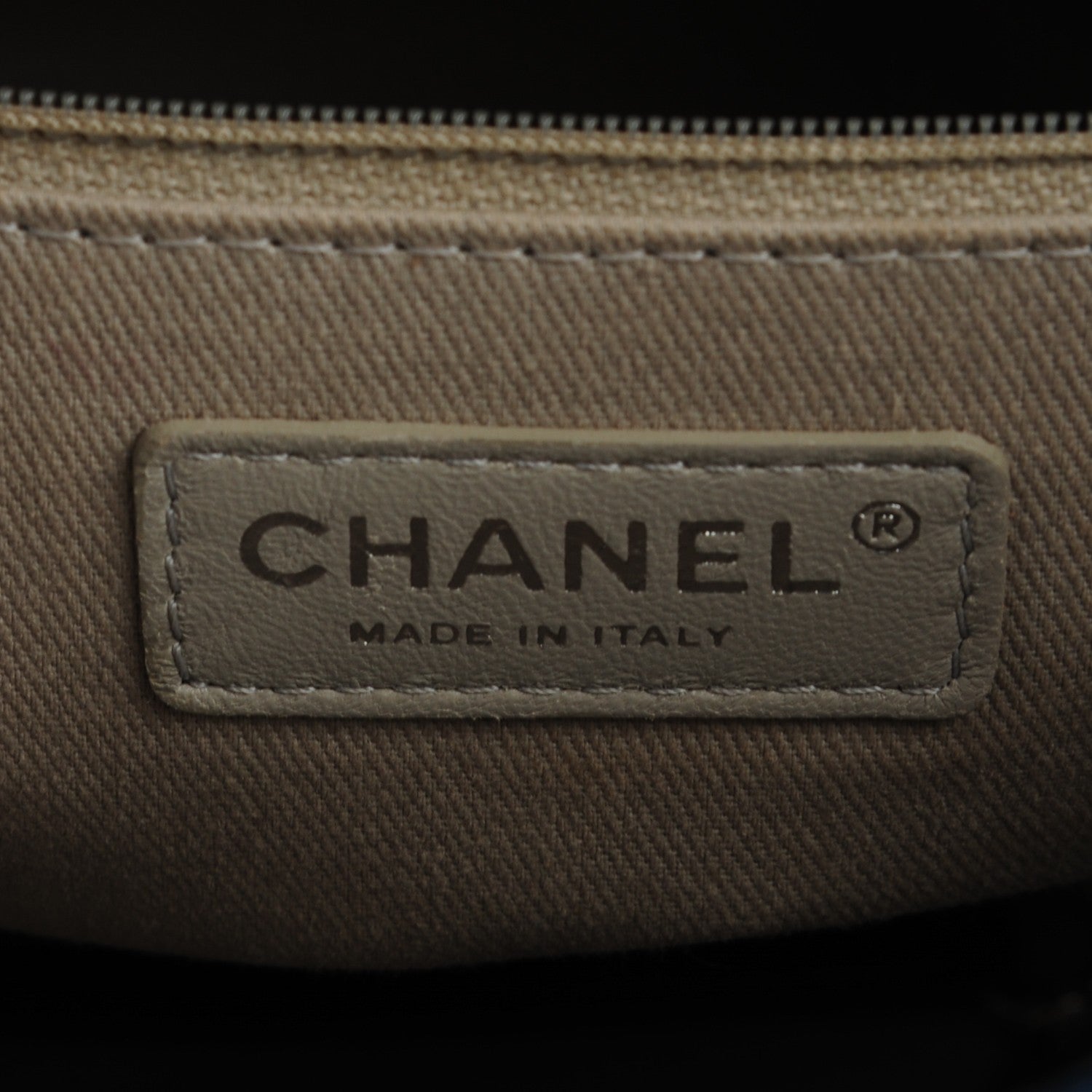 Chanel Calfskin Small Deauville Tote Navy 6 of 7