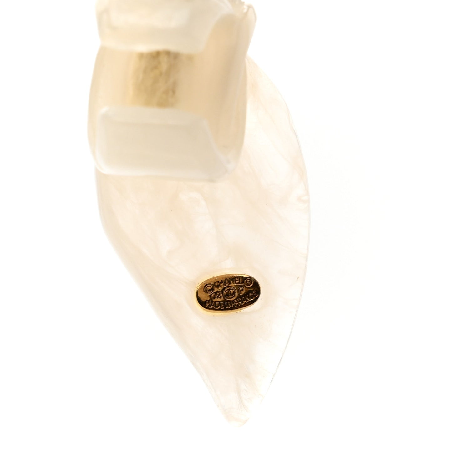 Resin CC Camellia Necklace