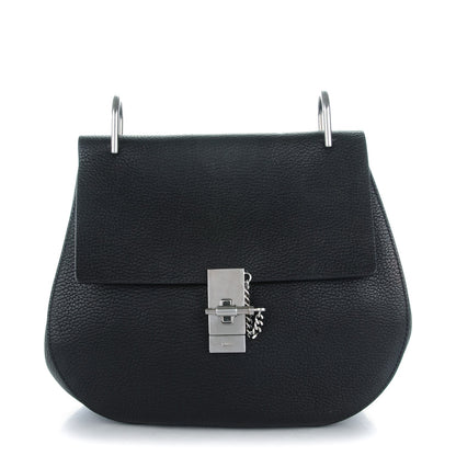 Chloe Grained Lambskin Medium Drew Shoulder Bag Black 1 of 8
