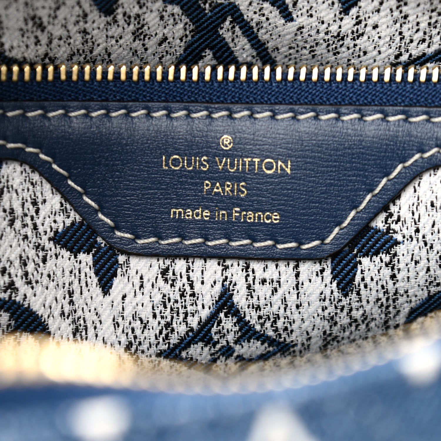 Louis Vuitton Monogram Jacquard Denim Speedy Bandouliere 25 Bleu 6 of 9