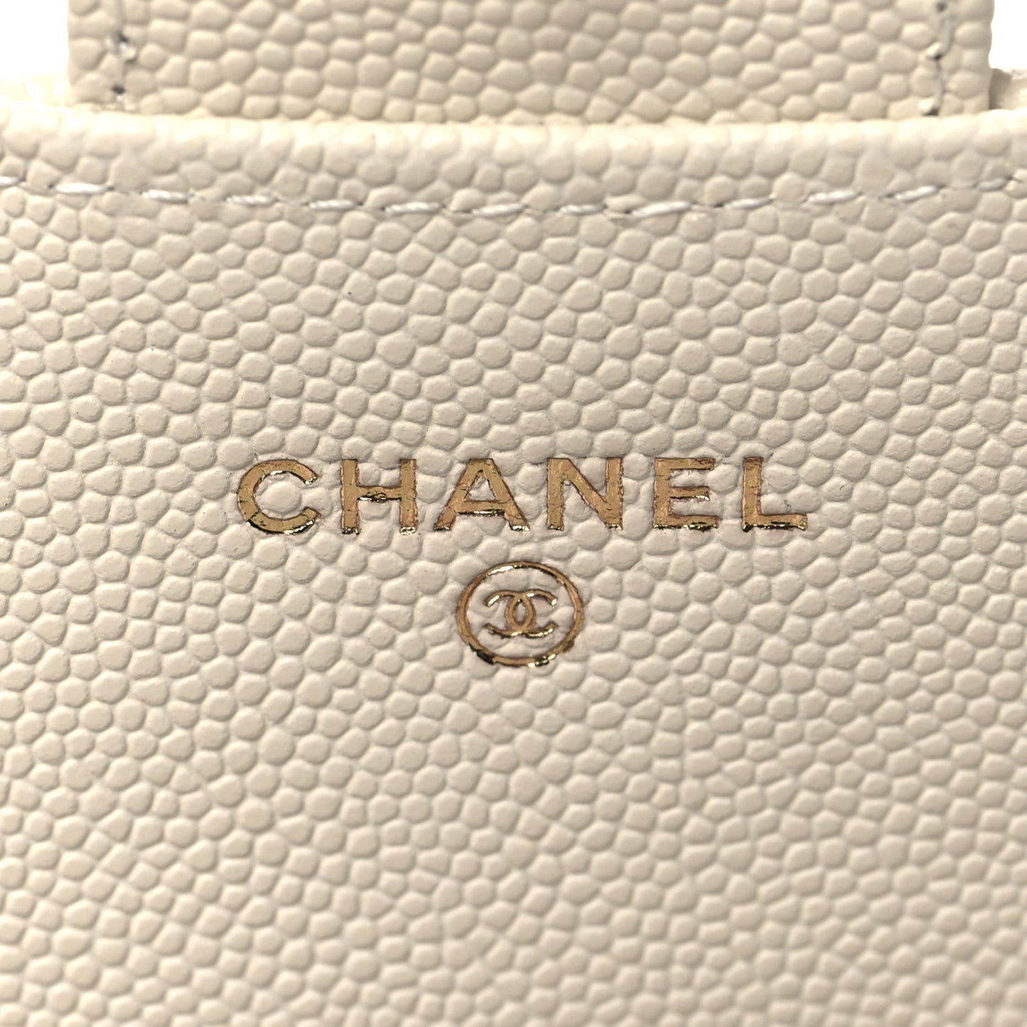 Caviar Quilted Medium Flap Wallet White