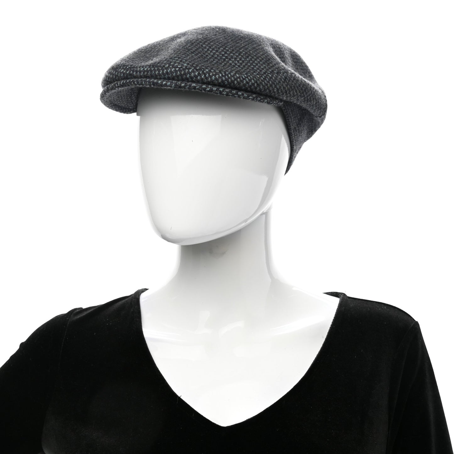Wool Cashmere Dinard Cap 56 Bleu Payne