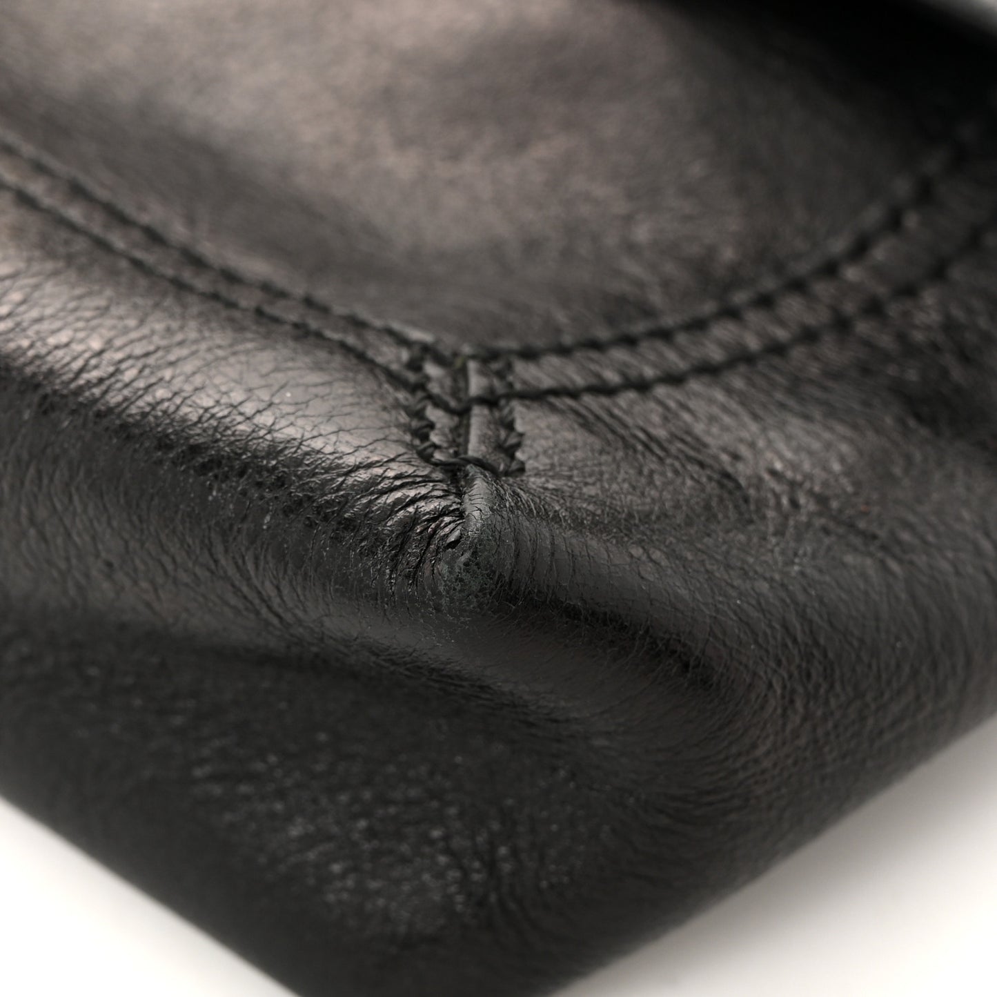 Vitello Acqua Maxi Baguette Bag Black