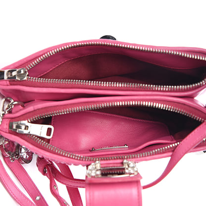 Miu Miu Nappa Matelasse Crystal Clutch Fuxia 4 of 8