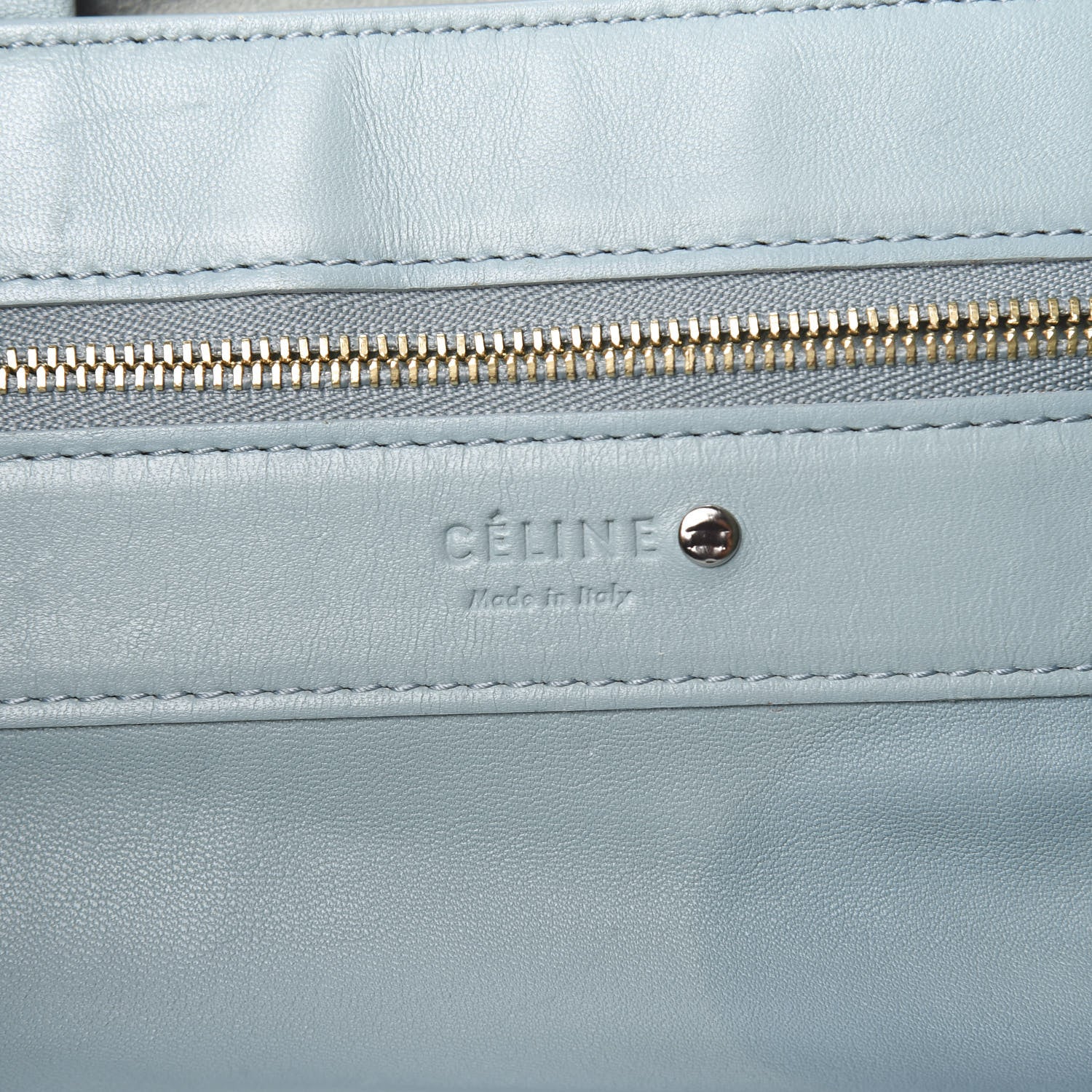 Celine Lambskin Vertical Bi-Cabas Glacier Red 5 of 9