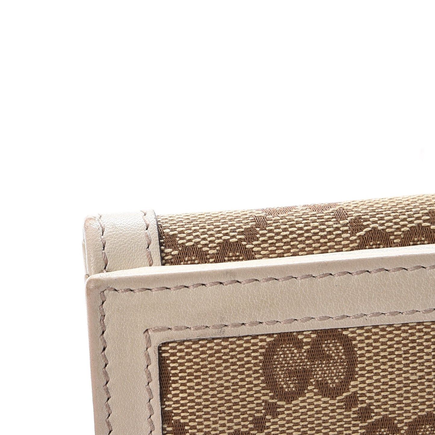 Monogram Margaux Calfskin Sukey Continental Organizer Wallet Beige Ebony Mystic White