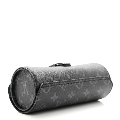Louis Vuitton Monogram Eclipse 3 Watch Travel Case 4 of 8