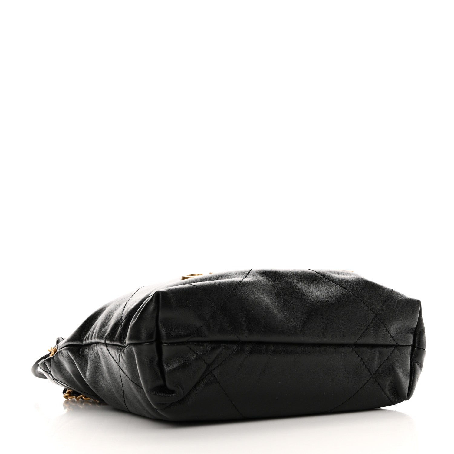 Chanel Shiny Calfskin Quilted Mini Chanel 22 Black 4 of 10