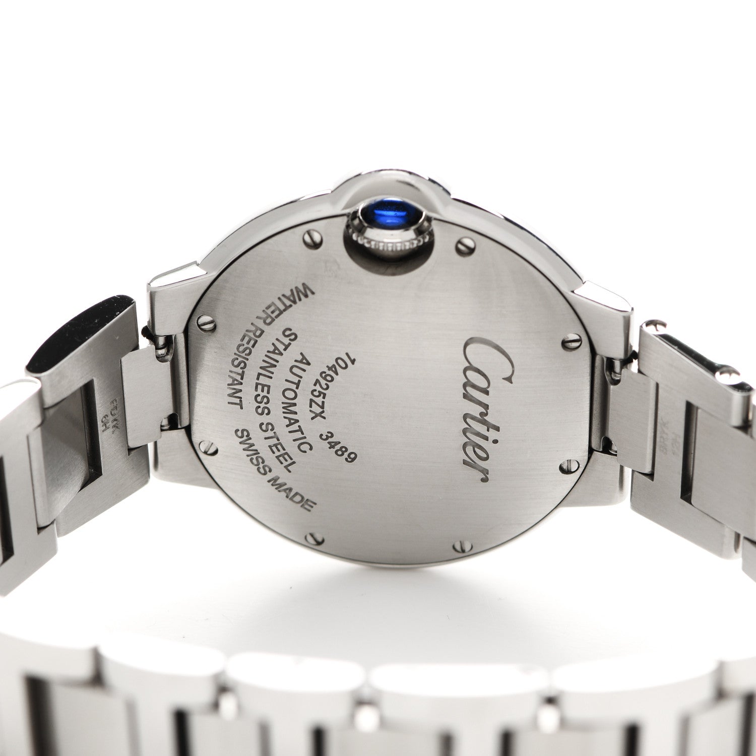 Cartier Stainless Steel 33mm Ballon Bleu De Cartier Automatic Watch 4 of 5