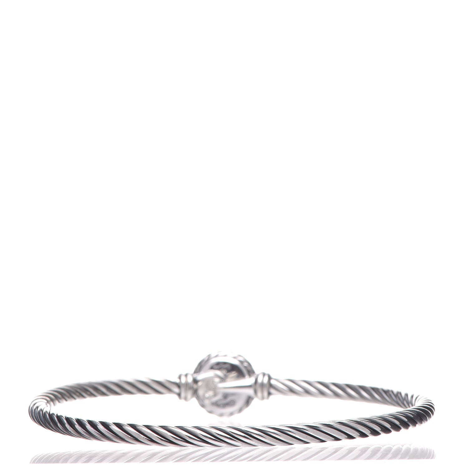 David Yurman Sterling Silver Blue Topaz 3mm Chatelaine Bracelet 3 of 5