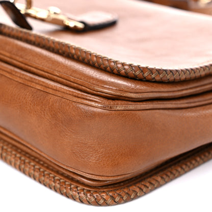 Gucci Grained Calfskin Medium Marrakech Flap Messenger Bag Brown 9 of 25