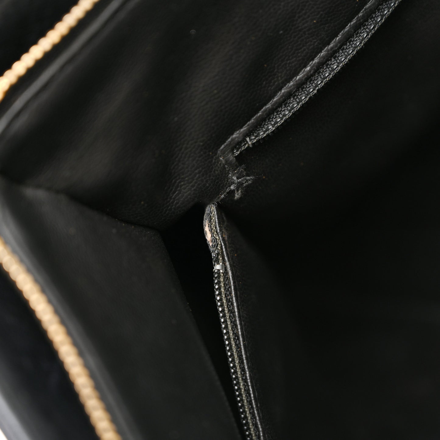 Lambskin Quilted Shopping Tote Black