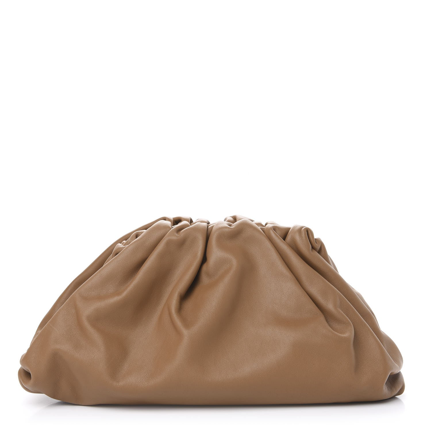 Bottega Veneta Smooth Butter Calf The Pouch Oversized Clutch Cammello 1 of 12