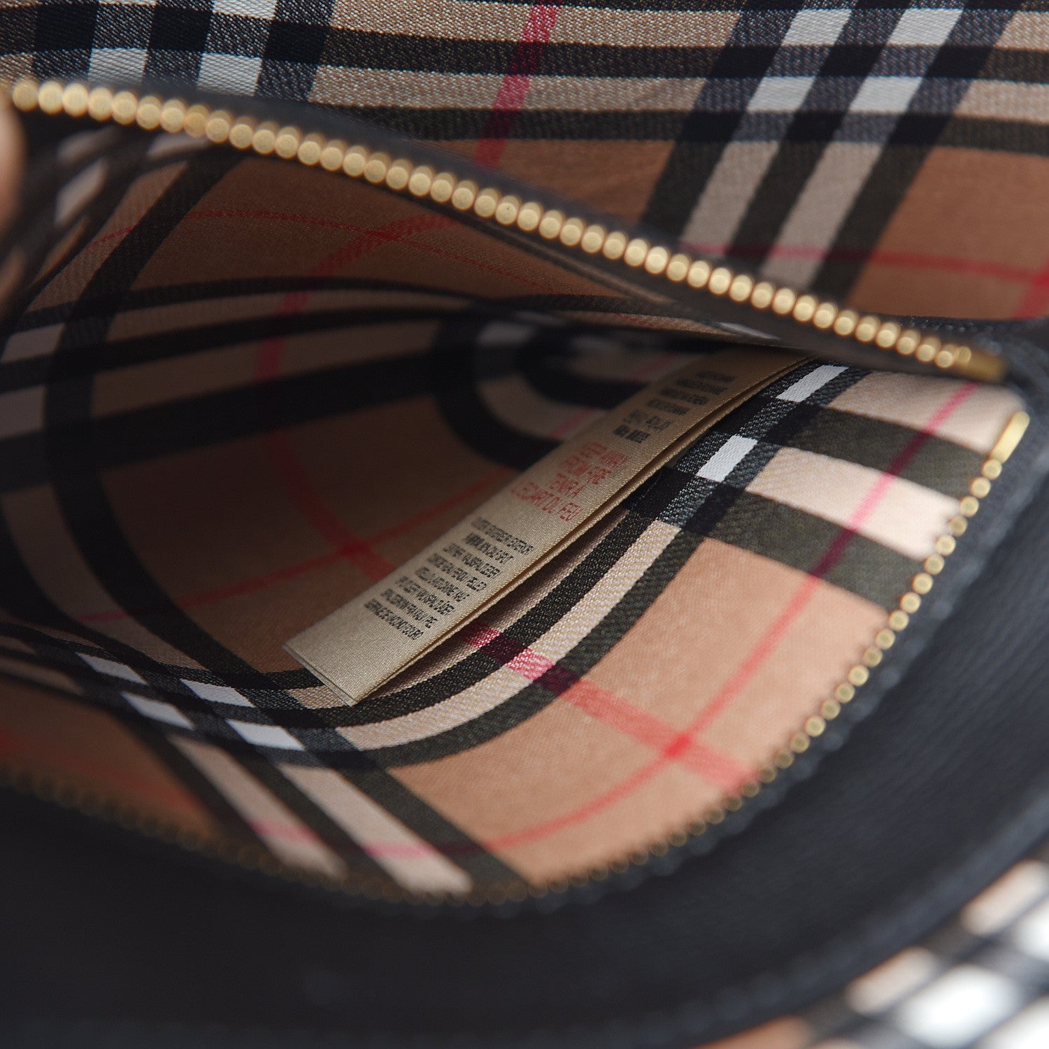 Burberry Calfskin Crest Embossed Small Tote Black 7 of 15