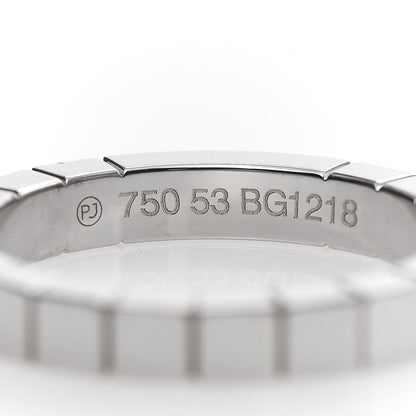 Cartier 18K White Gold Lanieres Ring 53 6.5 4 of 4
