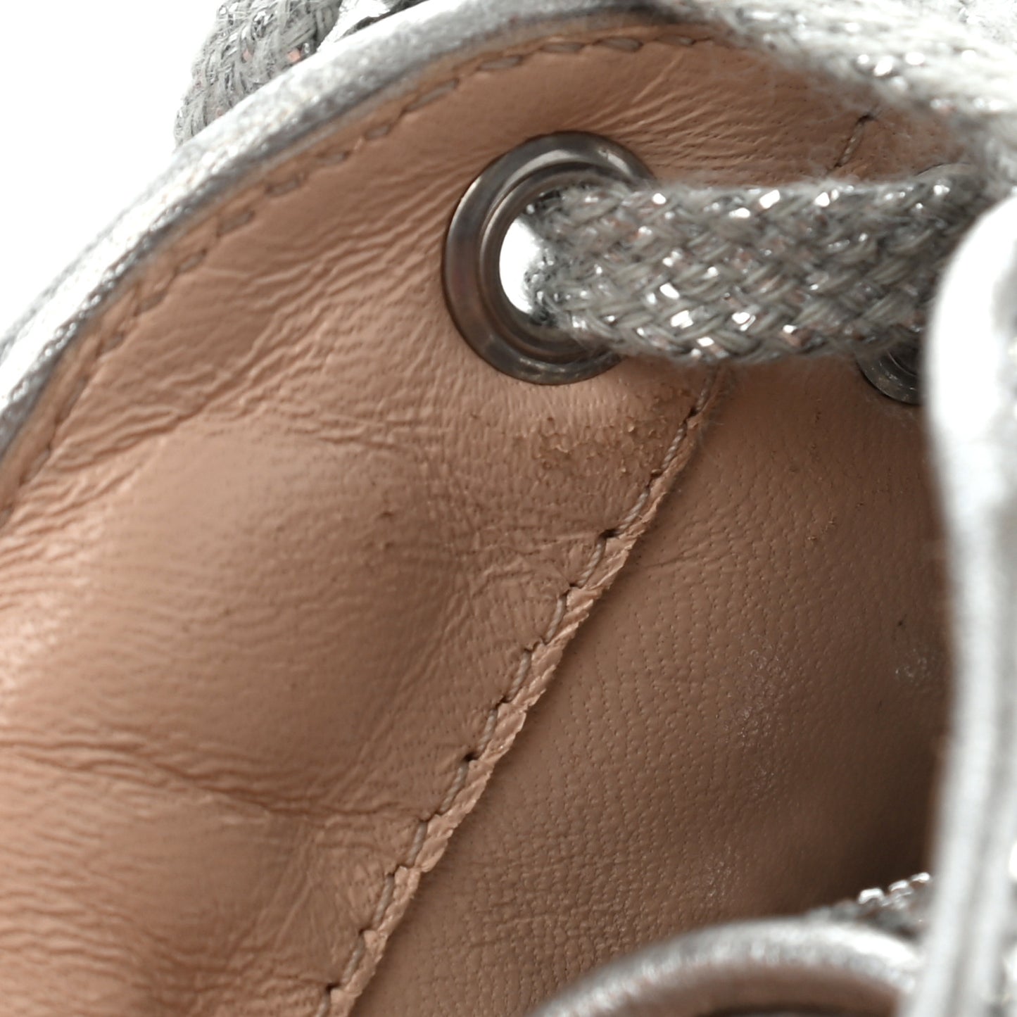 Glitter Peggy Platform Sneakers 39 Silver