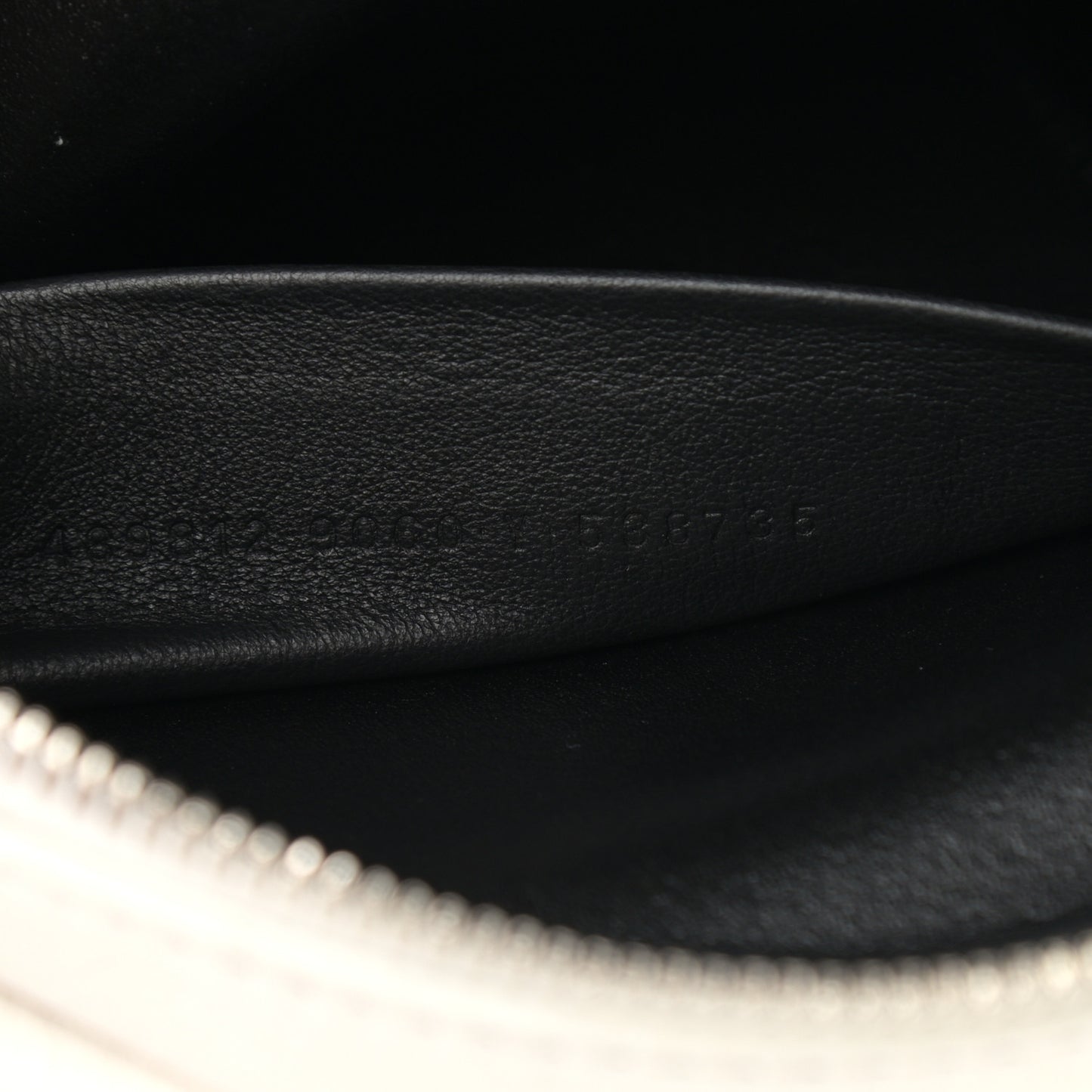 Calfskin Logo S Everyday Camera Bag White