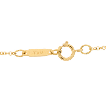 Tiffany 18K Yellow Gold Diamond Etoile Cross Pendant Necklace 5 of 5