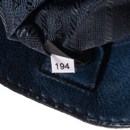 Prada Vitello Shine Tote Denim 8 of 10