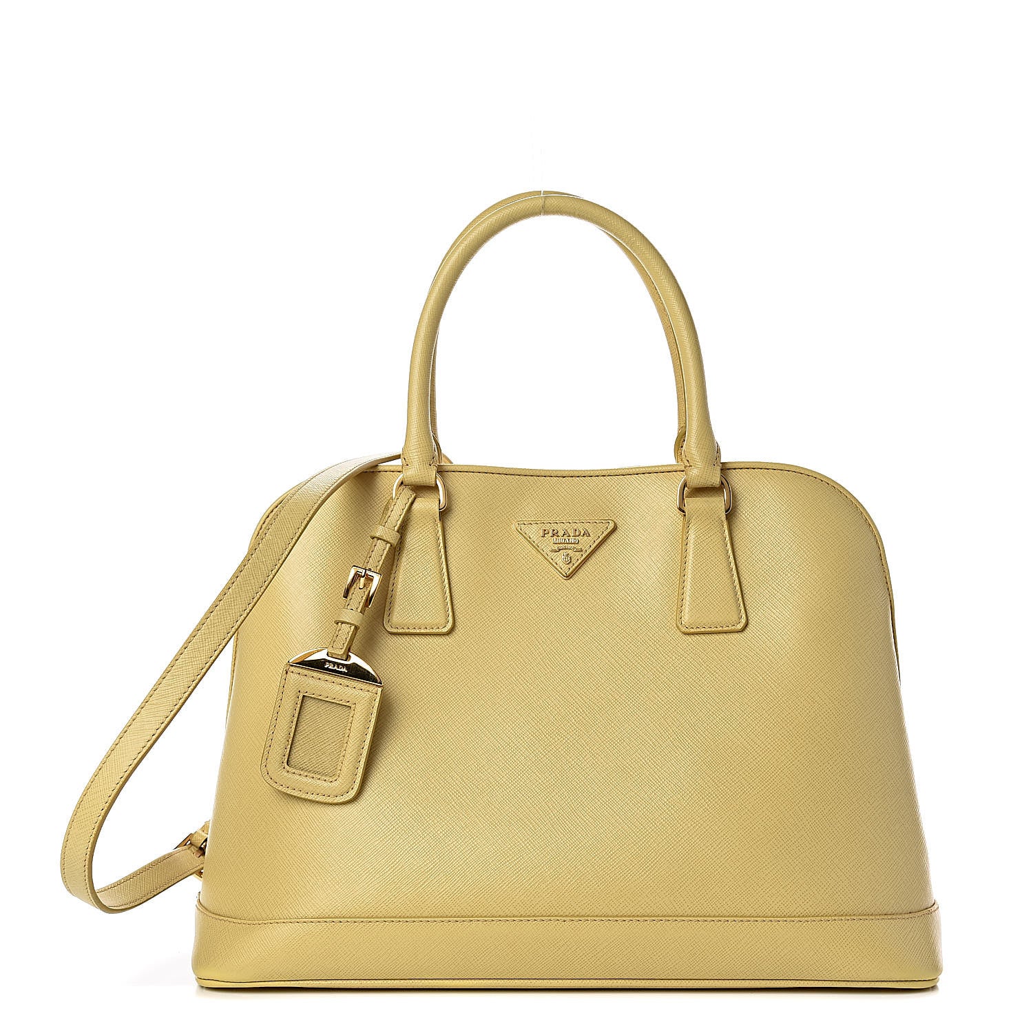 Prada Saffiano Lux Open Promenade Tote Ananas 1 of 16