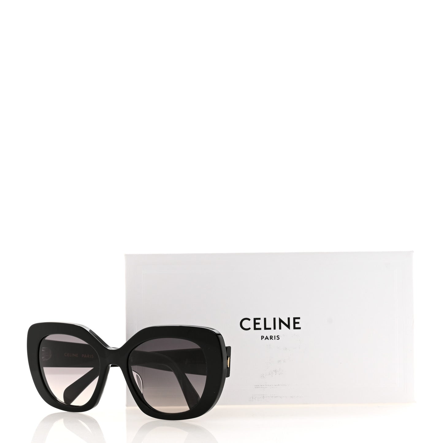 Acetate Triomphe 01 Square Sunglasses CL 40226U Black
