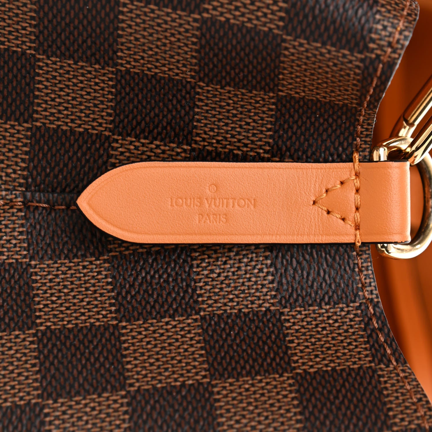 Louis Vuitton Damier Ebene Neonoe MM Safran 6 of 9
