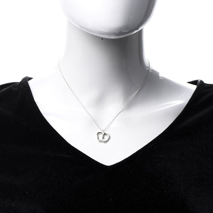 Tiffany Sterling Silver Elsa Peretti Apple Pendant Necklace 2 of 7