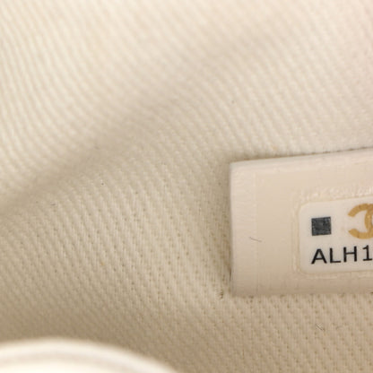 Chanel Caviar Quilted Mini CC Pocket Bucket Bag White 7 of 11