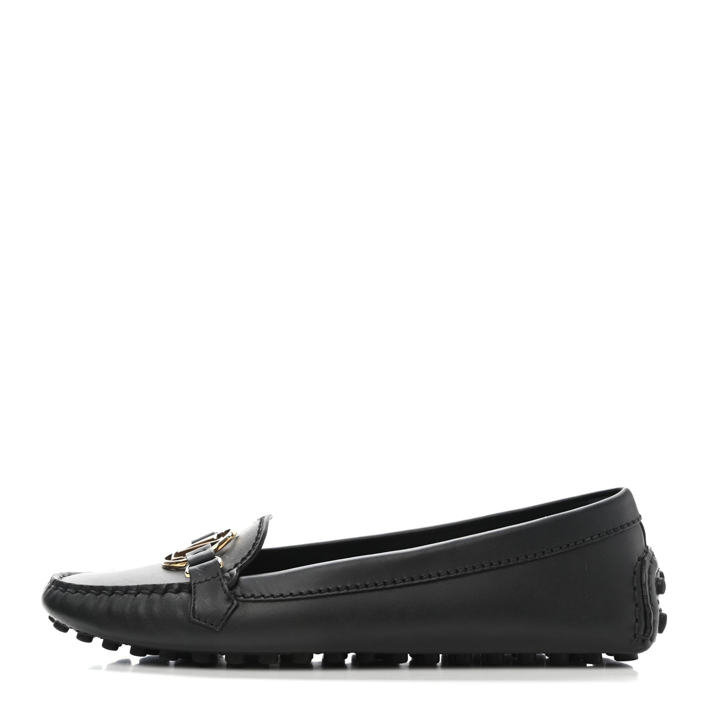 Calfskin Dauphine Loafers 37.5 Black