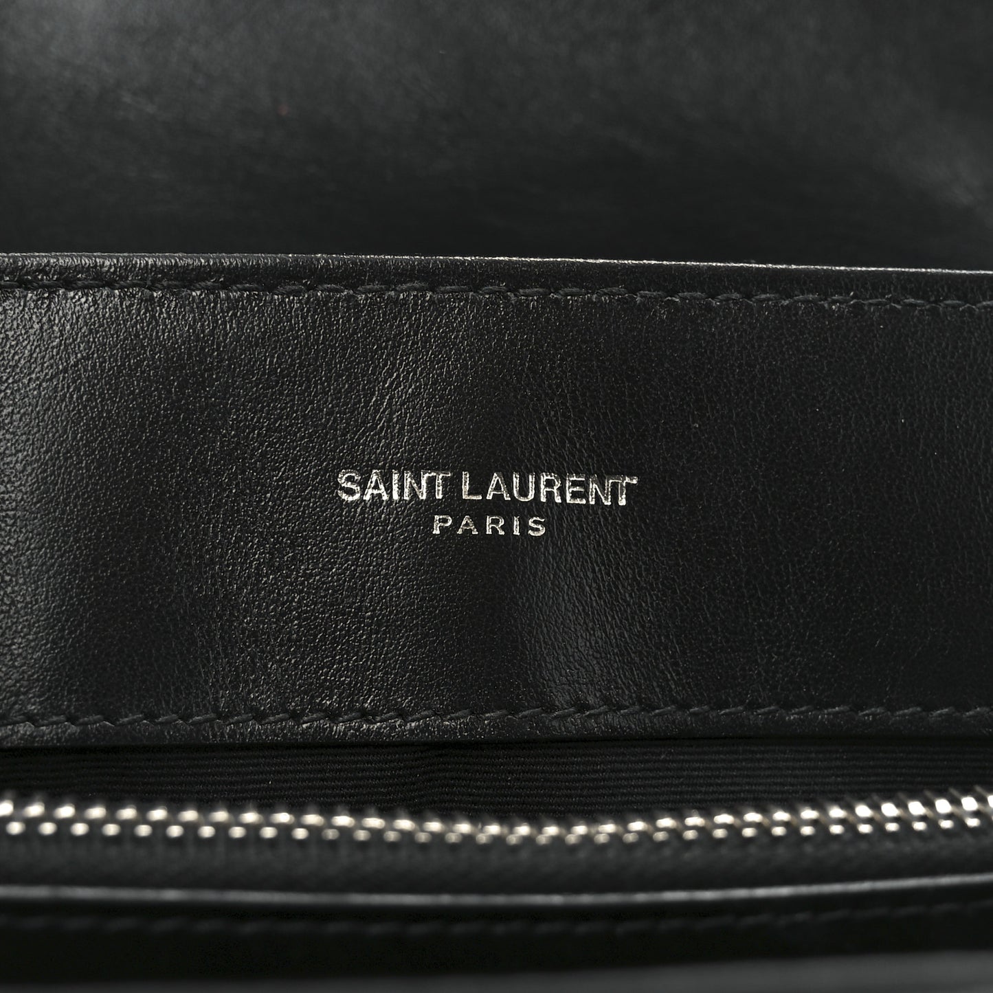 Calfskin Y Quilted Monogram Medium Loulou Chain Satchel Black