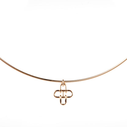 Hermes 18K Rose Gold Rose De Mer Necklace 3 of 4